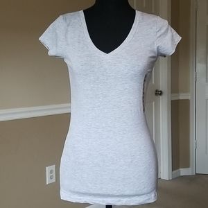 Shadow grey V neck Tshirt